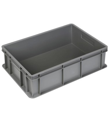 Contenitore Euro impilabile 600x400x170h in PP riciclato al 50%