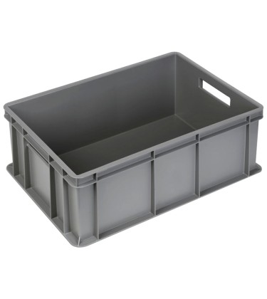 Contenitore Euro impilabile 600x400x220h in PP riciclato al 50%