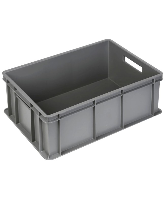 Contenitore Euro impilabile 600x400x220h in PP riciclato al 50%
