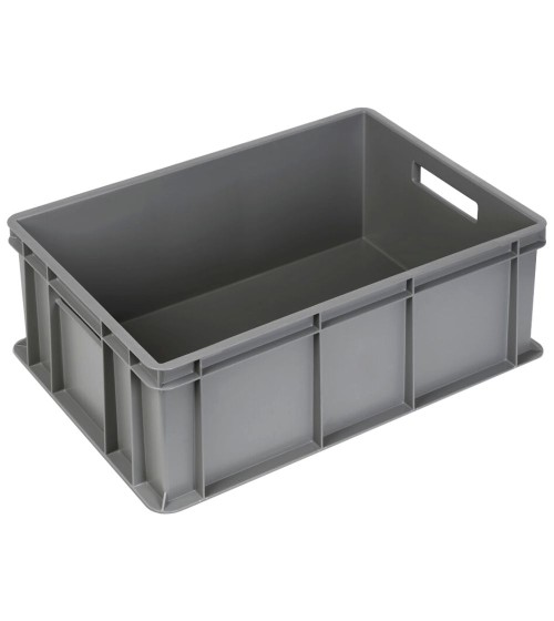 Contenitore Euro impilabile 600x400x220h in PP riciclato al 50%