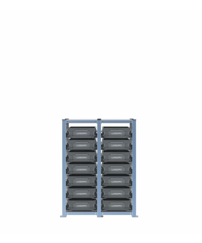 Scaffale 14 cassette Euro 400x300x100h | H1000