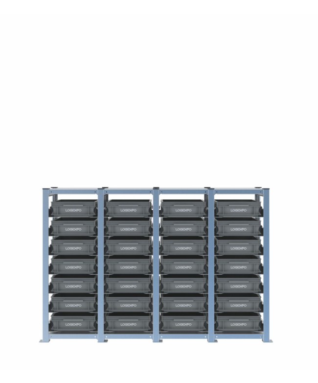 Scaffale 28 cassette Euro 400x300x100h | H1000