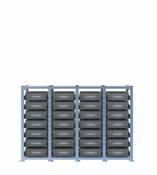 Scaffale 28 cassette Euro 400x300x100h | H1000