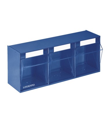 CASSETTIERA PORTA MINUTERIA con 3 cassetti trasparenti antiurto