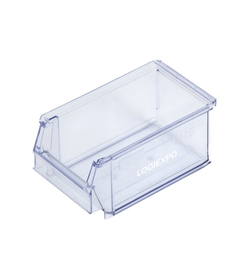 Contenitore in Polistirene trasparente per minuterie, componenti sfusi e piccoli oggetti