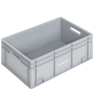 EURO-CASSETTA IN PLASTICA 600x400x236h - Sovrapponibile ad incastro