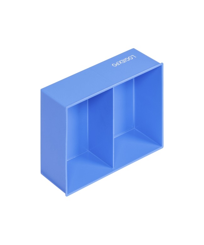 BACINELLA SOVRAPPONIBILE PER MINUTERIE 170x137x65h con 2 scomparti