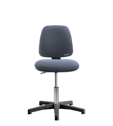 SGABELLO ERGONOMICO con seduta e schienale imbottiti