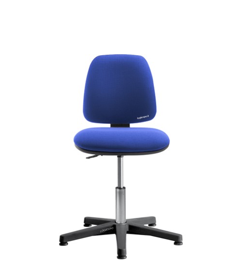 SGABELLO ERGONOMICO con seduta e schienale imbottiti