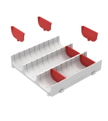 DIVISORI PER CONCHE A 3 CANALI - Divisori per cassetti industriali