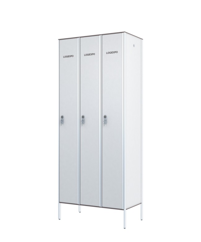 ARMADIETTI PER SPOGLIATOI a 3 POSTI – Laminato stratificato HPL