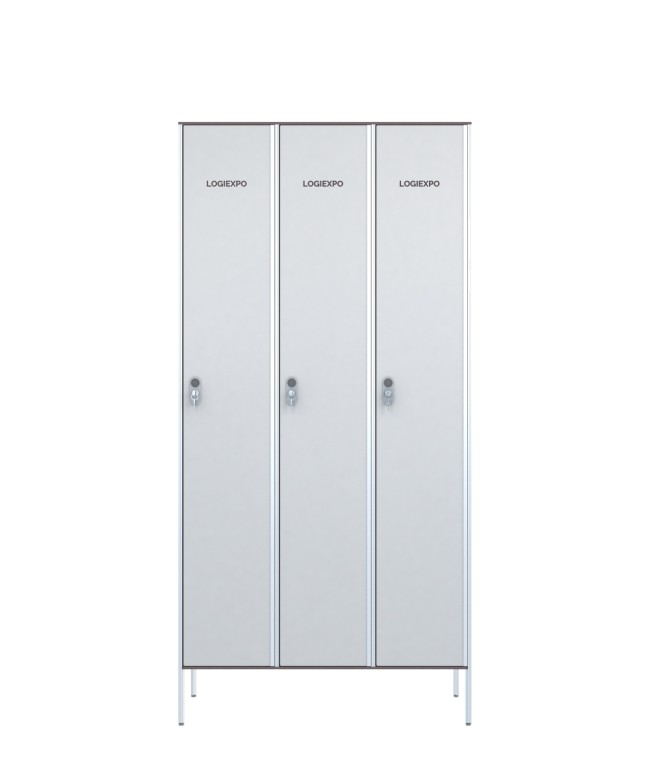 ARMADIO SPOGLIATOIO in Laminato HPL a 3 Posti