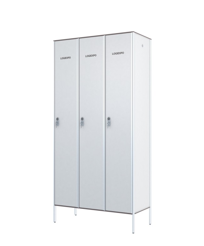 ARMADIO SPOGLIATOIO in Laminato HPL a 3 Posti