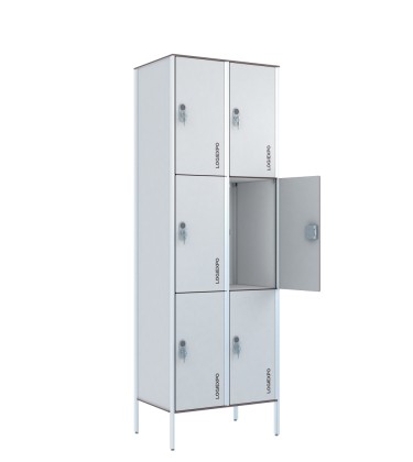 ARMADIO CASELLARIO per SPOGLIATOIO in HPL – Multivano a 6 Posti