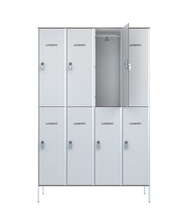 ARMADIETTI SPOGLIATOIO in HPL a Vani Sovrapposti – Casellario 8 Posti 2