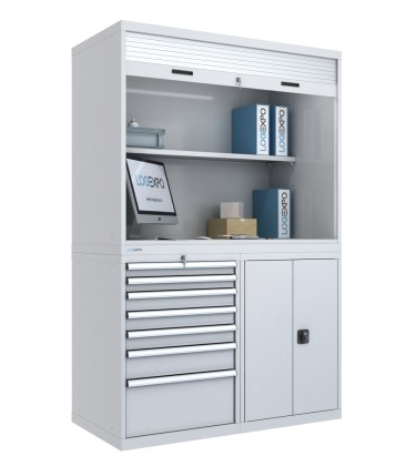 ARMADIO COMPONIBILE PER COLLAUDO - Quality Center con tapparella