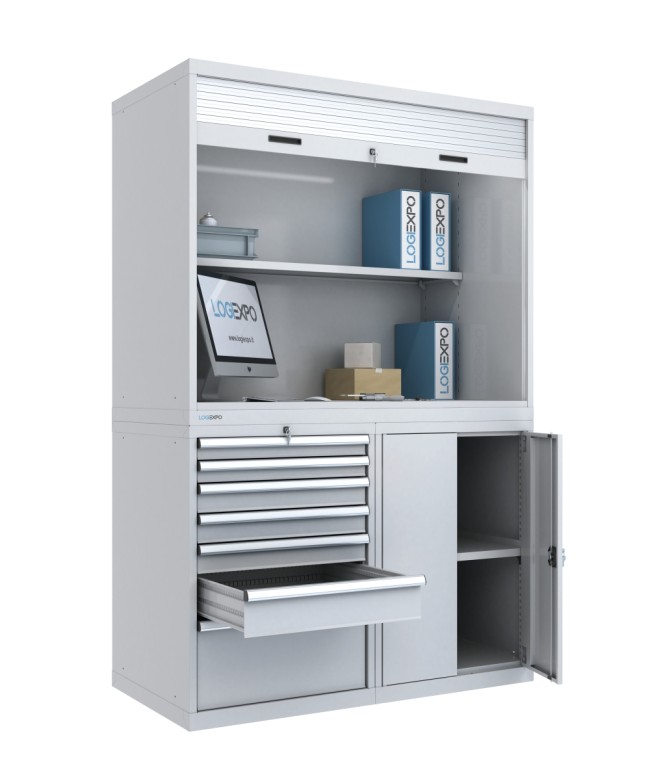 ARMADIO COMPONIBILE PER COLLAUDO - Quality Center con tapparella