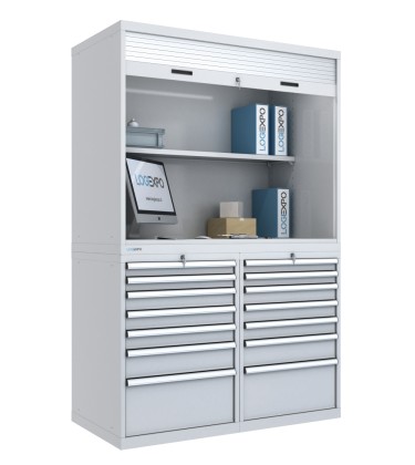 Postazione Collaudo e Controllo Qualità – Armadio con serranda