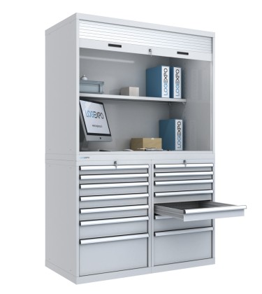 Postazione Collaudo e Controllo Qualità – Armadio con serranda 2