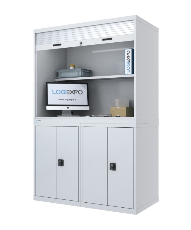 POSTAZIONE CONTROLLO QUALITÀ – Banco chiuso con tapparella