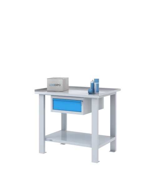 TAVOLO OFFICINA 1000x700x860h con 1 cassetto