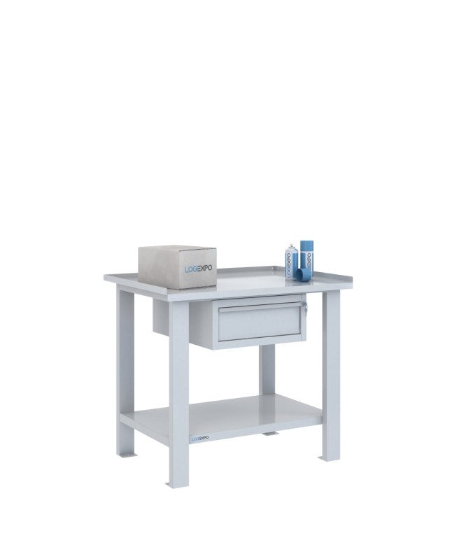 TAVOLO OFFICINA 1000x700x860h con 1 cassetto