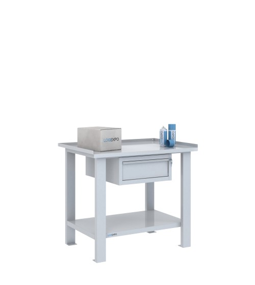 TAVOLO OFFICINA 1000x700x860h con 1 cassetto