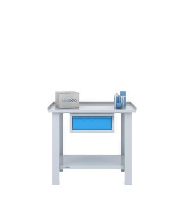 TAVOLO OFFICINA 1000x700x860h con 1 cassetto 2