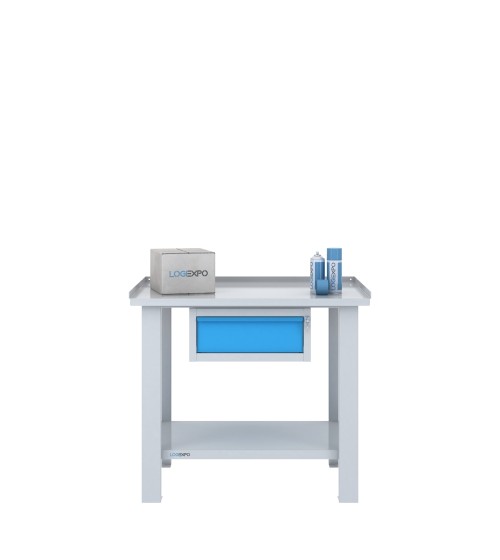 TAVOLO OFFICINA 1000x700x860h con 1 cassetto