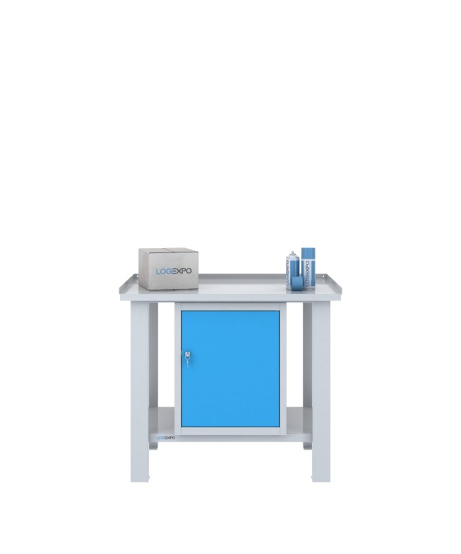 TAVOLO OFFICINA 1000x700x860h con 1 sportello