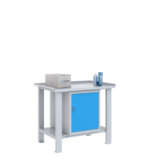 TAVOLO OFFICINA 1000x700x860h con 1 sportello