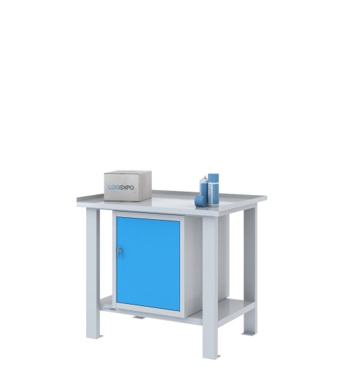 TAVOLO OFFICINA 1000x700x860h con 1 sportello