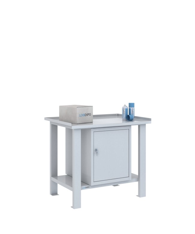 TAVOLO OFFICINA 1000x700x860h con 1 sportello