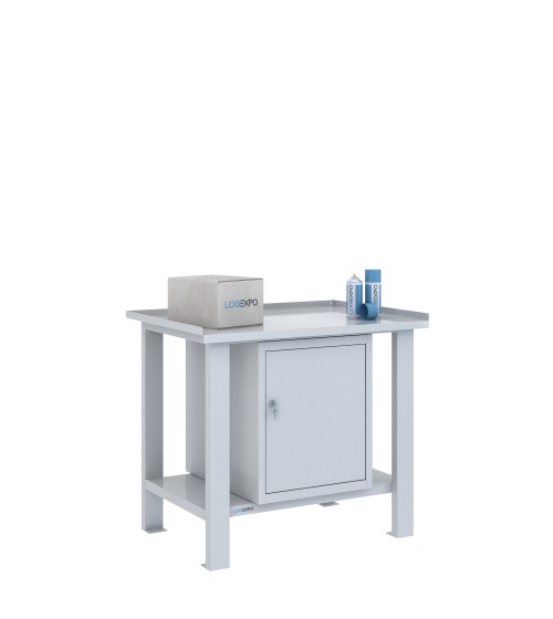 TAVOLO OFFICINA 1000x700x860h con 1 sportello