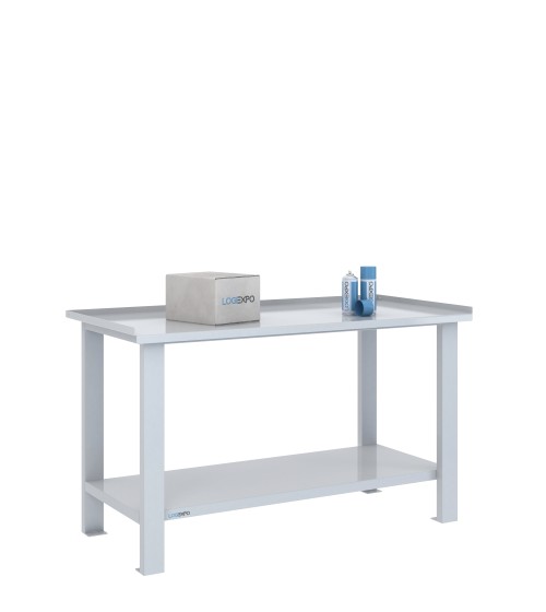 TAVOLO OFFICINA 1500x700x860h - Piano lamiera