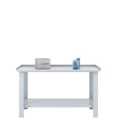 TAVOLO OFFICINA 1500x700x860h - Piano lamiera 2