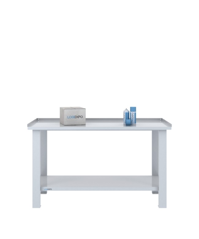 TAVOLO OFFICINA 1500x700x860h - Piano lamiera