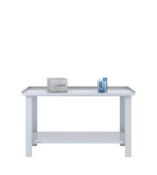 TAVOLO OFFICINA 1500x700x860h - Piano lamiera