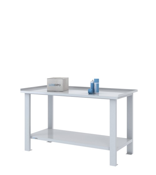 TAVOLO OFFICINA 1500x700x860h - Piano lamiera