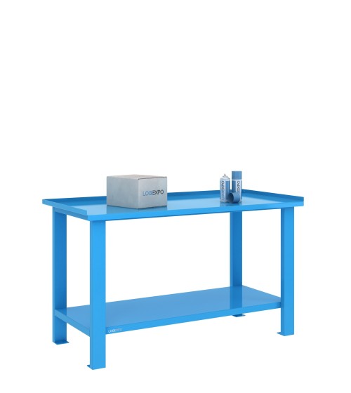 TAVOLO OFFICINA 1500x700x860h - Piano lamiera