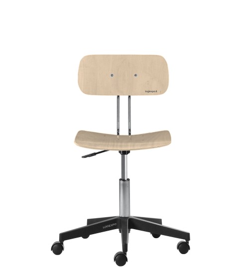 SGABELLO PROFESSIONALE su ruote con elevazione a gas