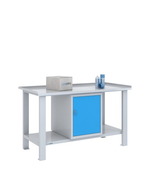 TAVOLO OFFICINA 1500x700x860h con 1 sportello