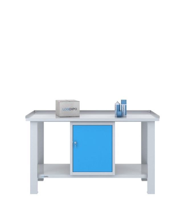 TAVOLO OFFICINA 1500x700x860h con 1 sportello