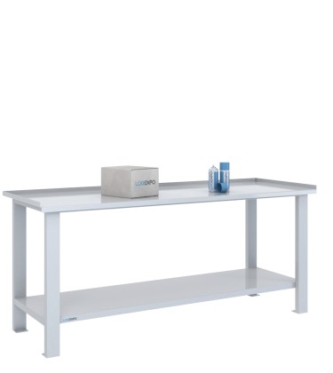 TAVOLO OFFICINA 2000x700x860h - Piano lamiera