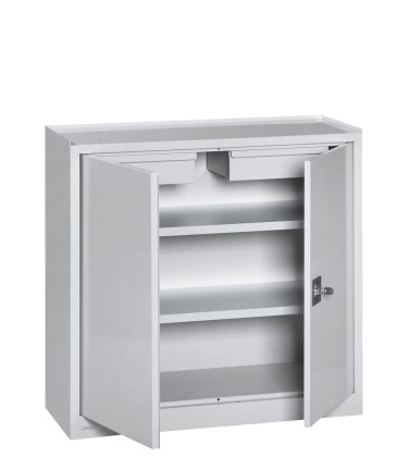 ARMADIO METALLICO 1000x400x1000h ante battenti e cassetti interni