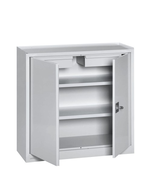 ARMADIO METALLICO 1000x400x1000h ante battenti e cassetti interni