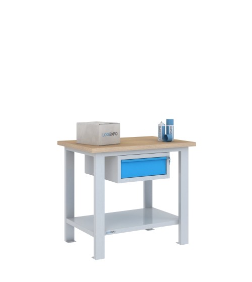 BANCO DA LAVORO 1000x700x885h con 1 cassetto