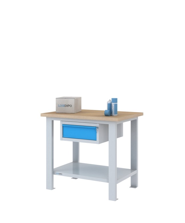 BANCO DA LAVORO 1000x700x885h con 1 cassetto