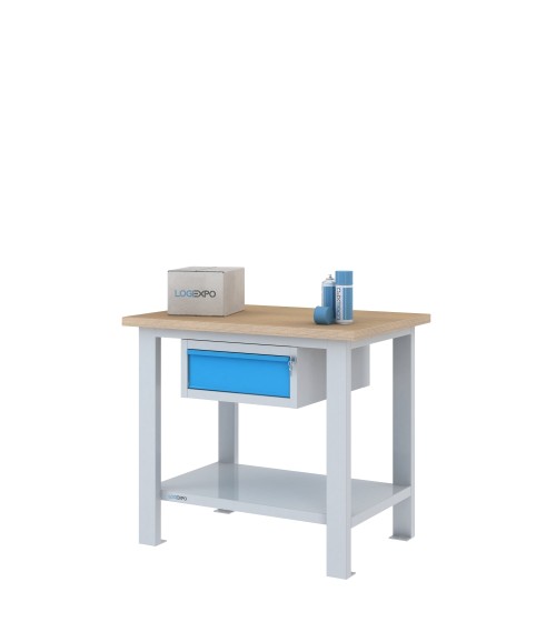 BANCO DA LAVORO 1000x700x885h con 1 cassetto