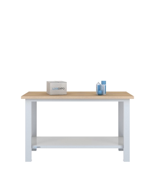 BANCO DA LAVORO 1500x700x885h - Piano multistrato di faggio